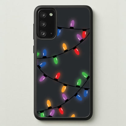 Rainbow Lights - Christmas Patterns  - Christmas Patterns Phone Case for Galaxy Note 20