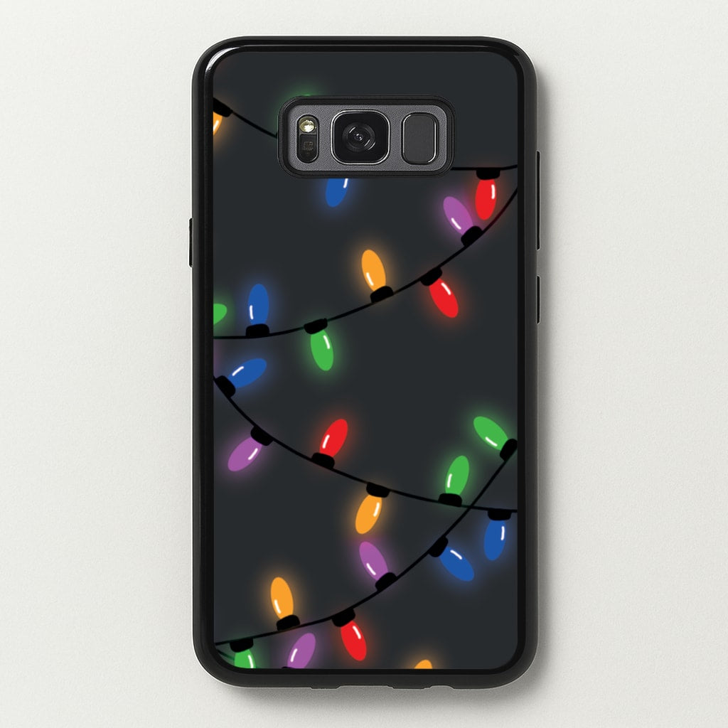Rainbow Lights - Christmas Patterns  - Christmas Patterns Phone Case for Galaxy S8