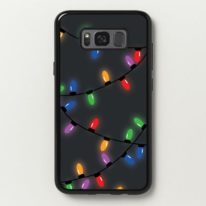 Rainbow Lights - Christmas Patterns  - Christmas Patterns Phone Case for Galaxy S8