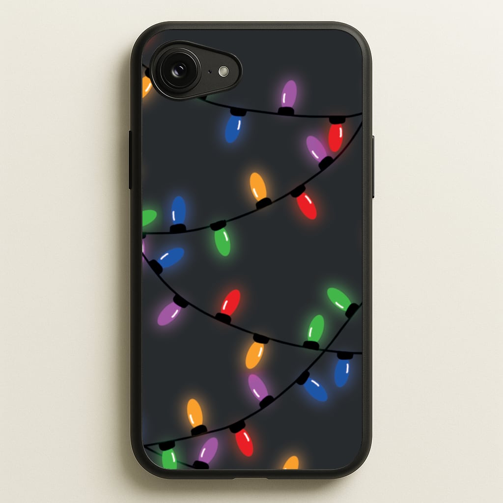Rainbow Lights - Christmas Patterns  - Christmas Patterns Phone Case for iPhone 16e
