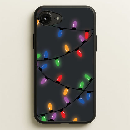 Rainbow Lights - Christmas Patterns  - Christmas Patterns Phone Case for iPhone 16e