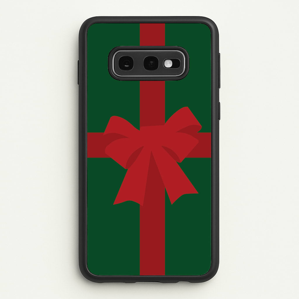 Xmas Bow - Christmas Patterns  - Christmas Patterns Phone Case for Galaxy S10e