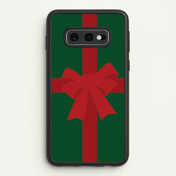 Xmas Bow - Christmas Patterns  - Christmas Patterns Phone Case for Galaxy S10e