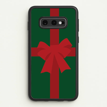Xmas Bow - Christmas Patterns  - Christmas Patterns Phone Case for Galaxy S10e