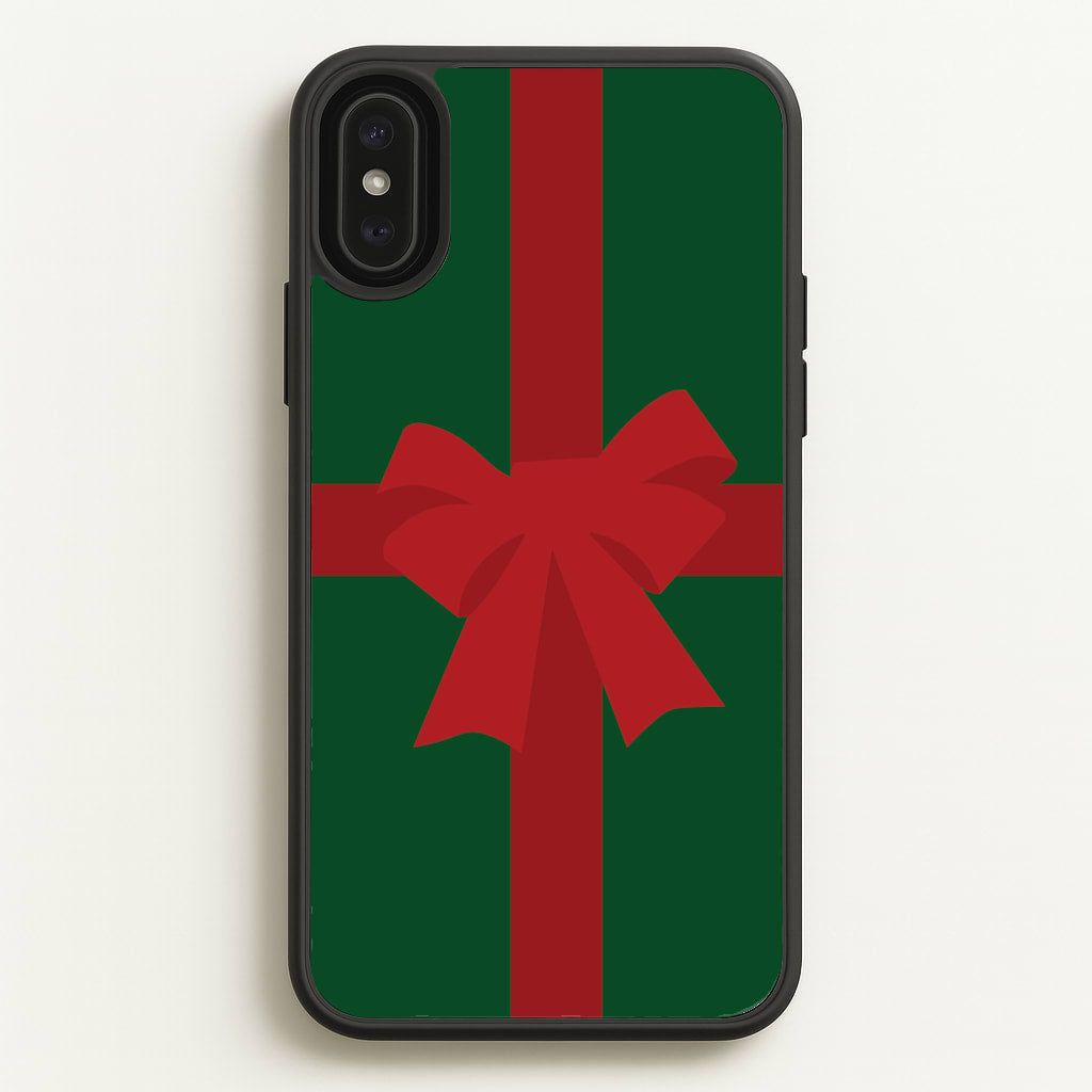 Xmas Bow - Christmas Patterns  - Christmas Patterns Phone Case for iPhone XS Max