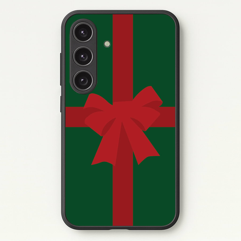 Xmas Bow - Christmas Patterns  - Christmas Patterns Phone Case for Galaxy S24