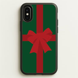 Xmas Bow - Christmas Patterns  - Christmas Patterns Phone Case for iPhone X / XS