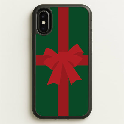 Xmas Bow - Christmas Patterns  - Christmas Patterns Phone Case for iPhone X / XS