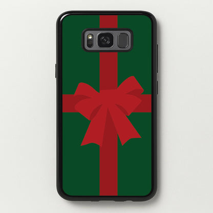 Xmas Bow - Christmas Patterns  - Christmas Patterns Phone Case for Galaxy S8