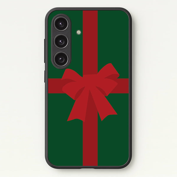 Xmas Bow - Christmas Patterns  - Christmas Patterns Phone Case for Galaxy S25 Plus