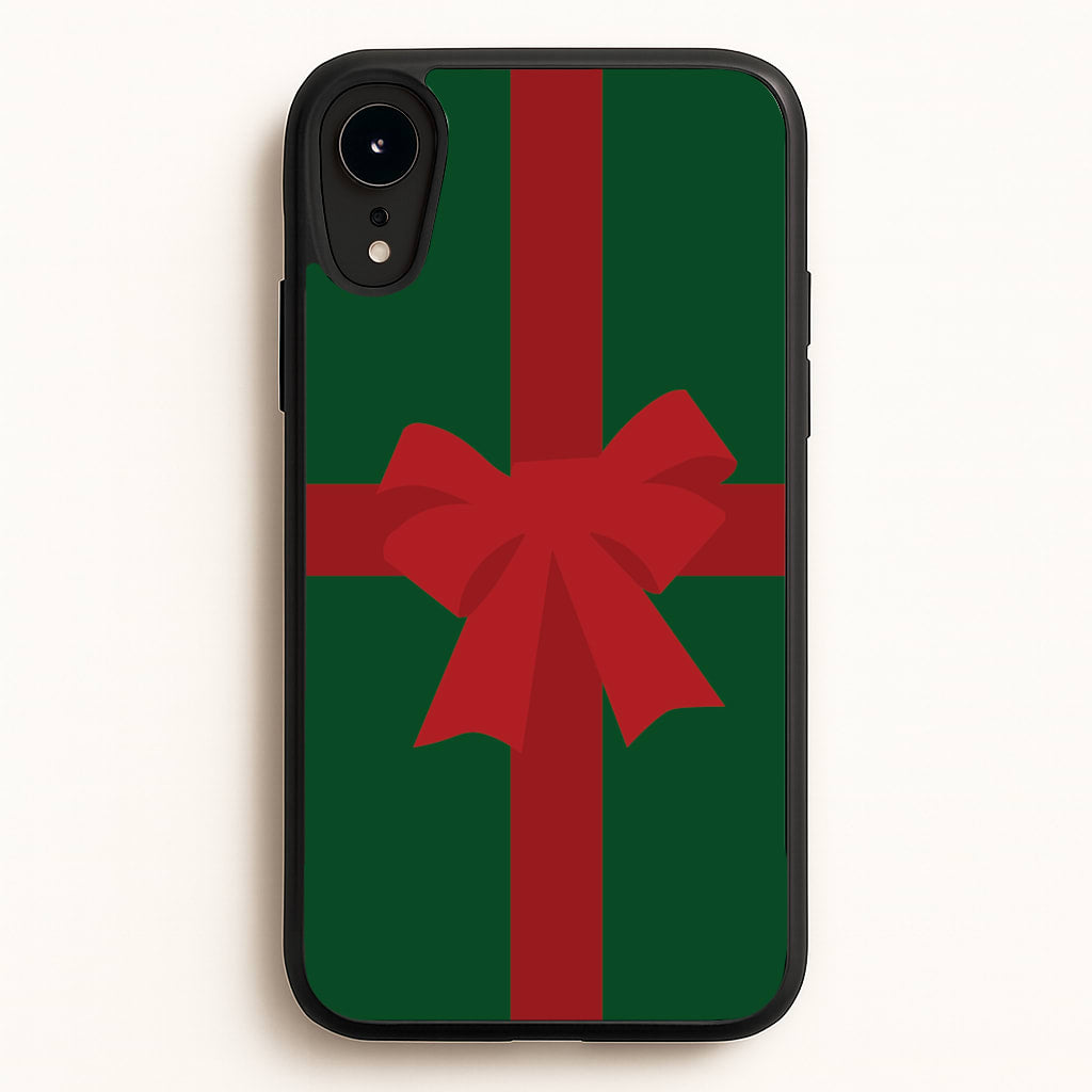 Xmas Bow - Christmas Patterns  - Christmas Patterns Phone Case for iPhone XR