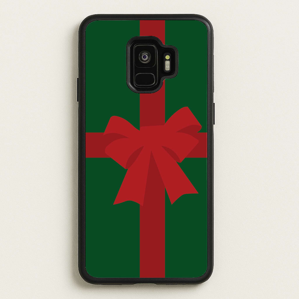 Xmas Bow - Christmas Patterns  - Christmas Patterns Phone Case for Galaxy S9