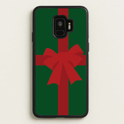 Xmas Bow - Christmas Patterns  - Christmas Patterns Phone Case for Galaxy S9