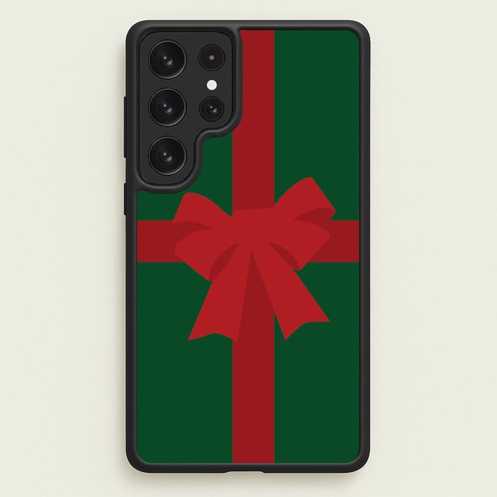 Xmas Bow - Christmas Patterns  - Christmas Patterns Phone Case for Galaxy S22 Ultra
