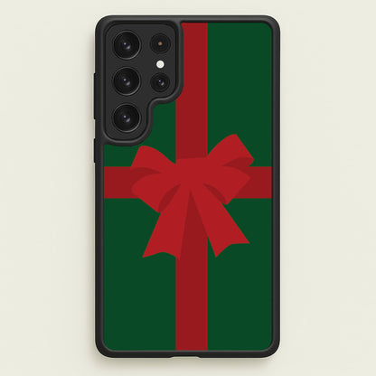 Xmas Bow - Christmas Patterns  - Christmas Patterns Phone Case for Galaxy S22 Ultra