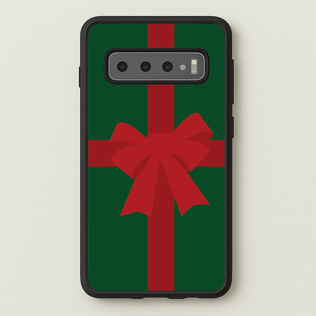 Xmas Bow - Christmas Patterns  - Christmas Patterns Phone Case for Galaxy S10