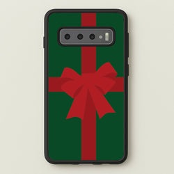 Xmas Bow - Christmas Patterns  - Christmas Patterns Phone Case for Galaxy S10