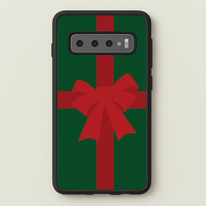 Xmas Bow - Christmas Patterns  - Christmas Patterns Phone Case for Galaxy S10