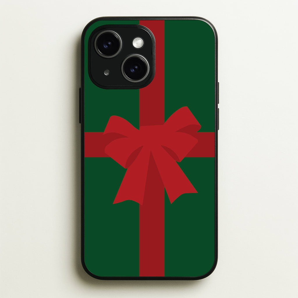 Xmas Bow - Christmas Patterns  - Christmas Patterns Phone Case for iPhone 14