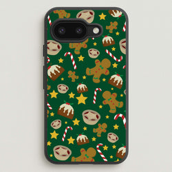 Festive - Christmas Patterns  - Christmas Patterns Phone Case for Google Pixel 9a