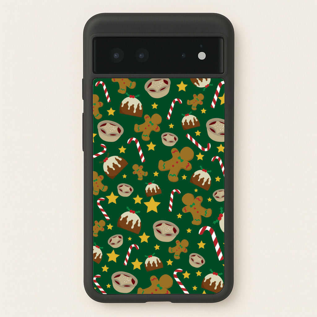 Festive - Christmas Patterns  - Christmas Patterns Phone Case for Google Pixel 6