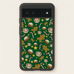 Festive - Christmas Patterns  - Christmas Patterns Phone Case for Google Pixel 6