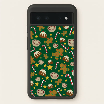Festive - Christmas Patterns  - Christmas Patterns Phone Case for Google Pixel 6