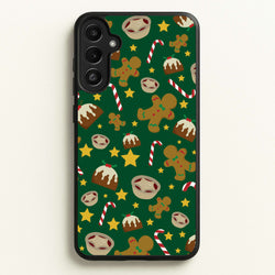 Festive - Christmas Patterns  - Christmas Patterns Phone Case for Galaxy A36