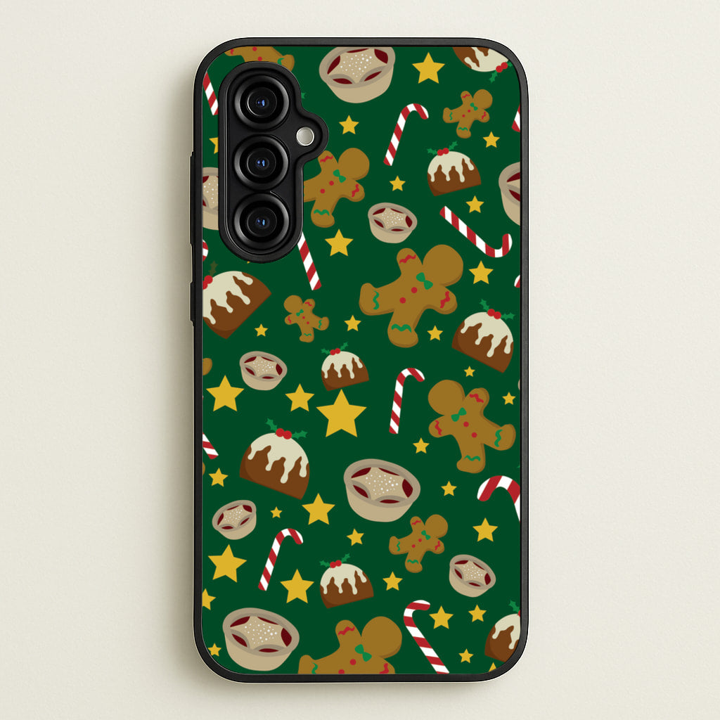 Festive - Christmas Patterns  - Christmas Patterns Phone Case for Galaxy A54