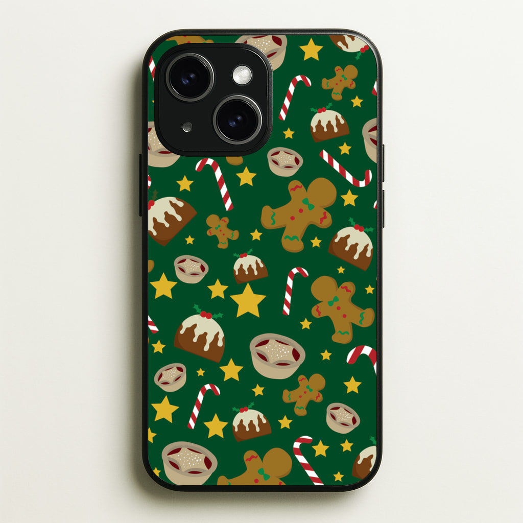 Festive - Christmas Patterns  - Christmas Patterns Phone Case for iPhone 15