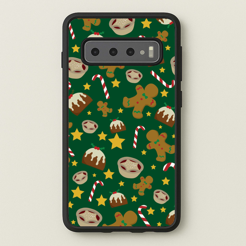 Festive - Christmas Patterns  - Christmas Patterns Phone Case for Galaxy S10