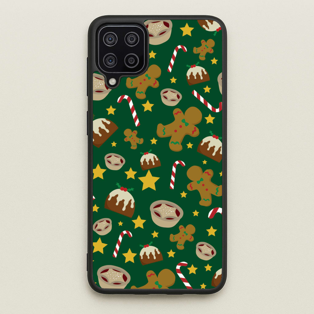 Festive - Christmas Patterns  - Christmas Patterns Phone Case for Galaxy A12