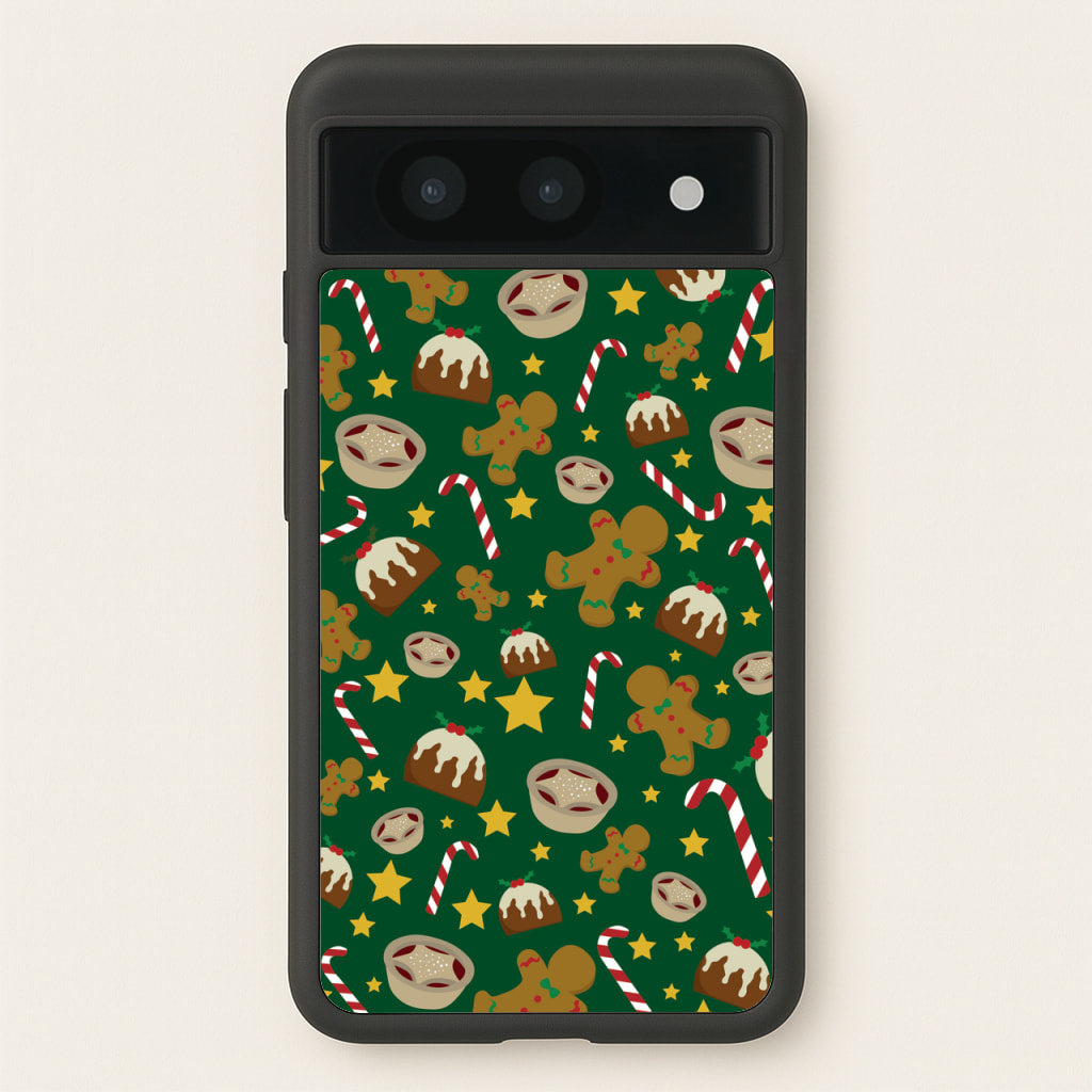 Festive - Christmas Patterns  - Christmas Patterns Phone Case for Google Pixel 8a
