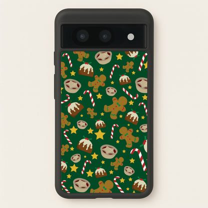 Festive - Christmas Patterns  - Christmas Patterns Phone Case for Google Pixel 8a