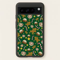 Festive - Christmas Patterns  - Christmas Patterns Phone Case for Google Pixel 8 Pro