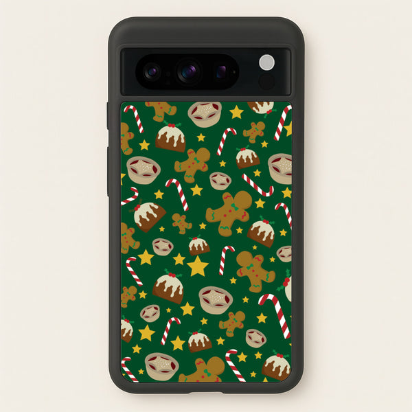 Festive - Christmas Patterns  - Christmas Patterns Phone Case for Google Pixel 8 Pro
