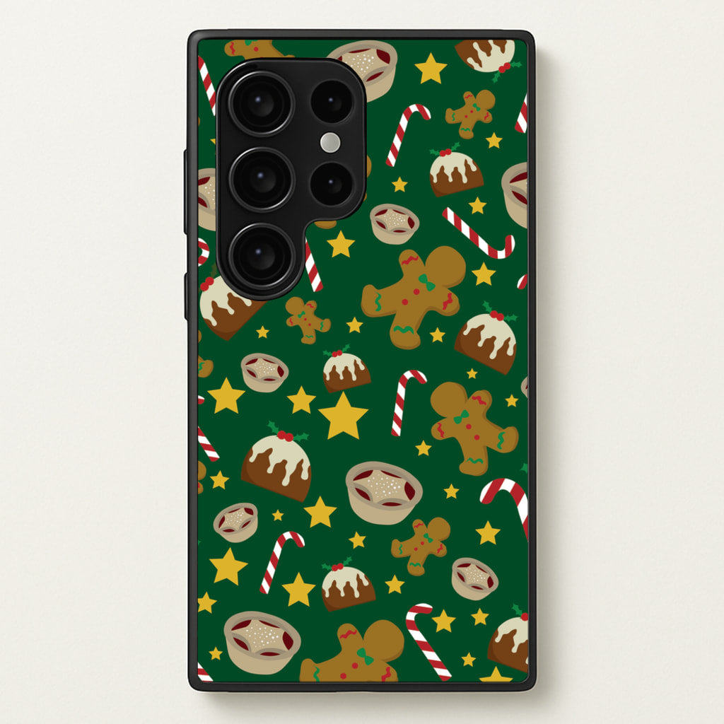 Festive - Christmas Patterns  - Christmas Patterns Phone Case for Galaxy S24 Ultra