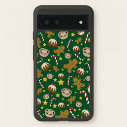 Festive - Christmas Patterns  - Christmas Patterns Phone Case for Google Pixel 7a