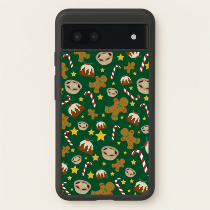Festive - Christmas Patterns  - Christmas Patterns Phone Case for Google Pixel 7a