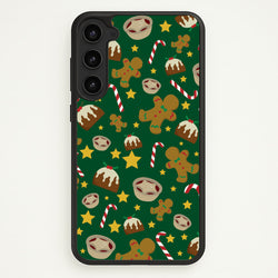 Festive - Christmas Patterns  - Christmas Patterns Phone Case for Galaxy S23 Plus