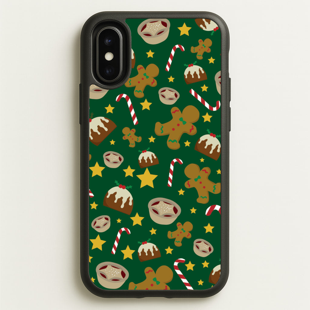 Festive - Christmas Patterns  - Christmas Patterns Phone Case for iPhone X / XS