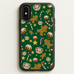 Festive - Christmas Patterns  - Christmas Patterns Phone Case for iPhone X / XS