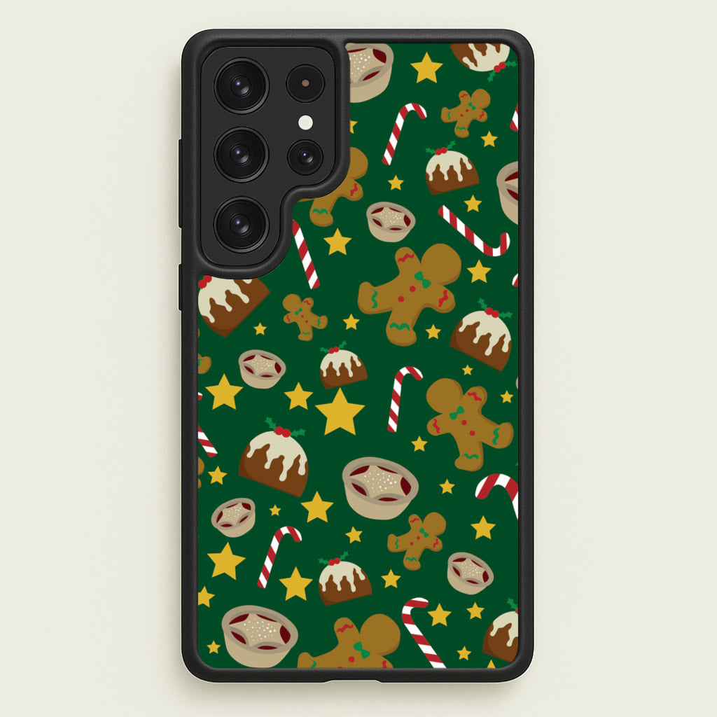 Festive - Christmas Patterns  - Christmas Patterns Phone Case for Galaxy S22 Ultra