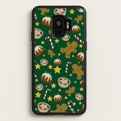 Festive - Christmas Patterns  - Christmas Patterns Phone Case for Galaxy S9