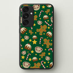Festive - Christmas Patterns  - Christmas Patterns Phone Case for Galaxy A35