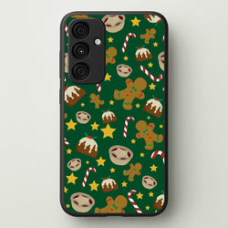 Festive - Christmas Patterns  - Christmas Patterns Phone Case for Galaxy A55