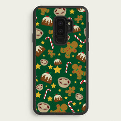Festive - Christmas Patterns  - Christmas Patterns Phone Case for Galaxy S9 Plus