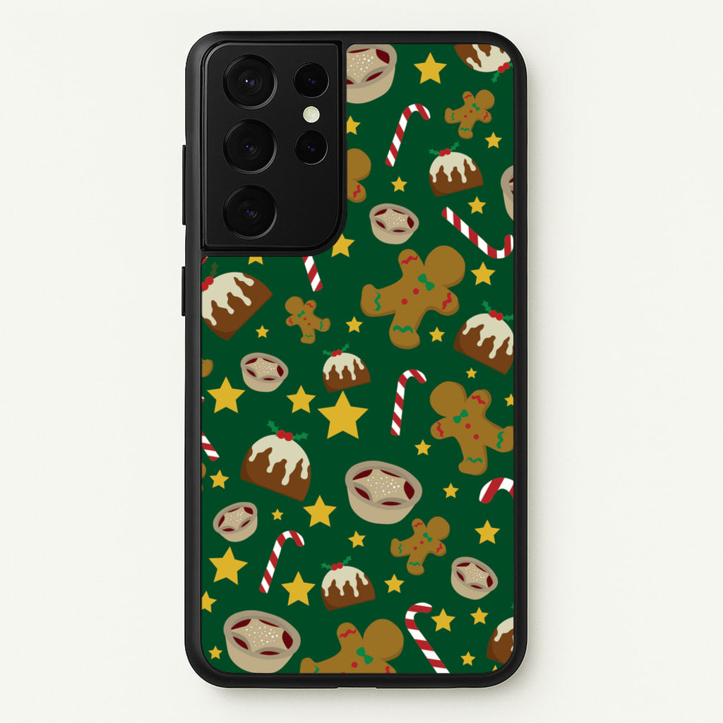 Festive - Christmas Patterns  - Christmas Patterns Phone Case for Galaxy S21 Ultra