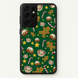 Festive - Christmas Patterns  - Christmas Patterns Phone Case for Galaxy S21 Ultra