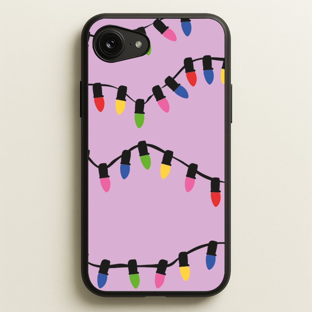 Pink Lights - Christmas Patterns  - Christmas Patterns Phone Case for iPhone 16e
